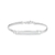 Pulseira de Prata Placa Feminina PUL00020