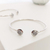 Bracelete Rígido Aberto Cravejado PUL00003 - comprar online