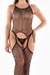 Body Enterizo Catsuit Abierto Femenino Portaligas En Red - comprar online