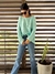 Maxi Sweater PEPA celeste - comprar online