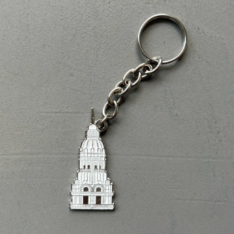 Llavero metálico cúpula Barolo