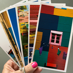 Set x 4 packs de postales - Buenos Aires va con vos