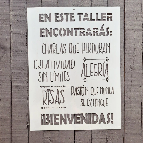 HA27 stencil de 30x40cm