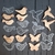 Combo matrimonio Animales de 10cm + stenciles