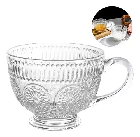 Taza Vidrio Labrada