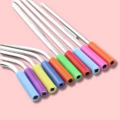 Sorbete acero inoxidable c/ pico de silicona x 10 - comprar online