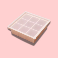 Cubetera silicona c/ tapa x 9 - tienda online
