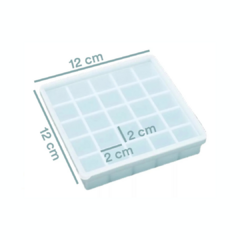 Cubetera silicona c/ tapa x 25 - comprar online