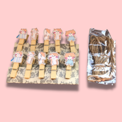 Brocheitos decorados x 10 - comprar online
