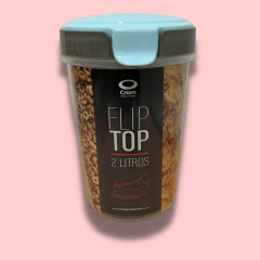 Tarro tapa flip