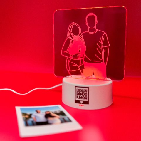 Luminária de mesa Ilustrada - comprar online