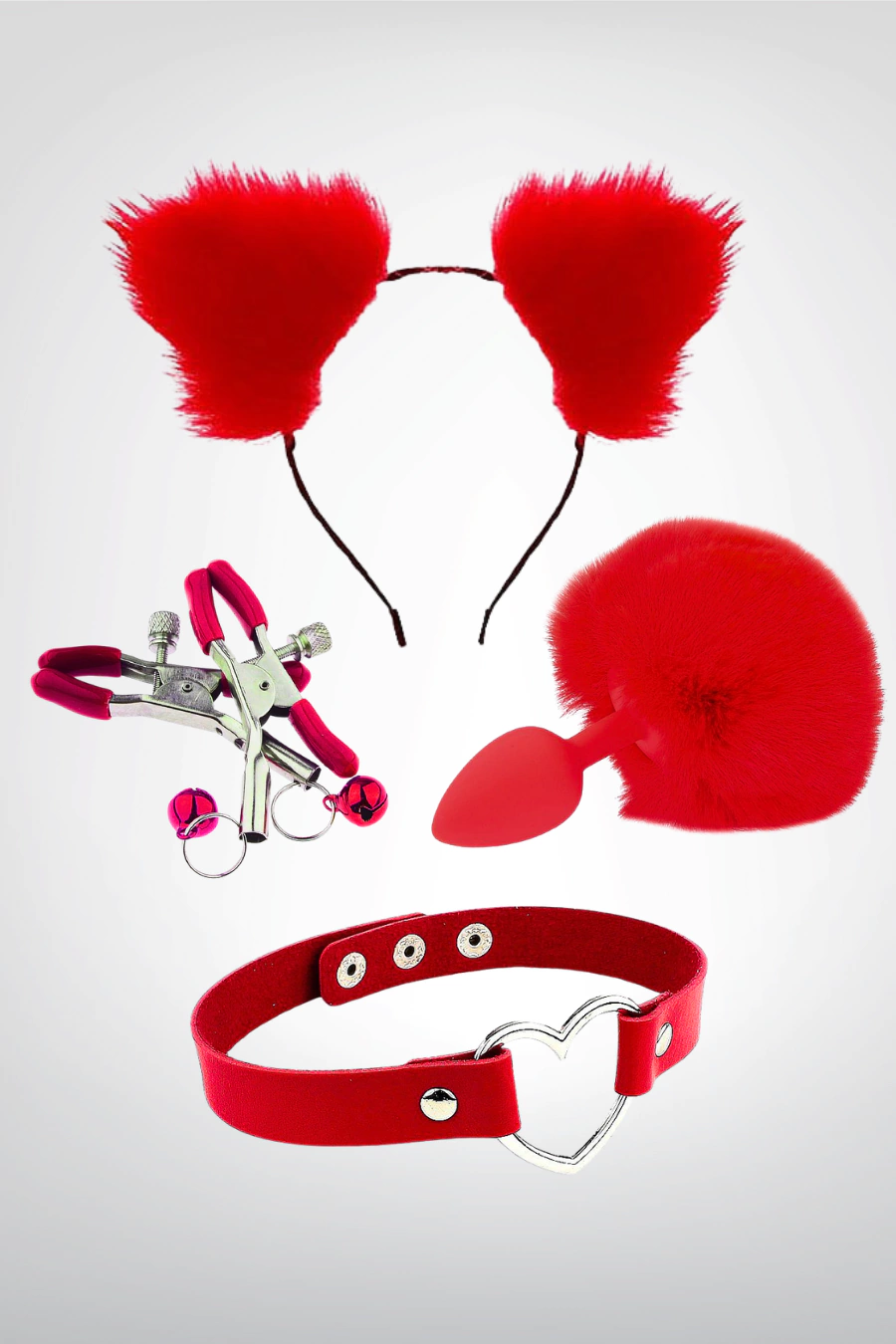Kit Fox Bunny Vermelho