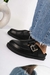 BOSTON CUERO LISO NEGRO - VasilyStore