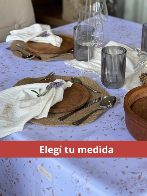 MANTEL LILIA- Impermeable- Anti manchas - - comprar online