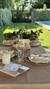 MANTEL FELICIDAD OCRE - Impermeable- Anti manchas.