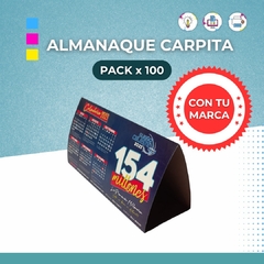 ALMANAQUE CARPITA CON ENCASTRE (Pack x 100) - comprar online