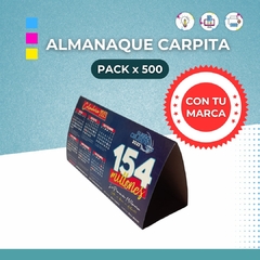 ALMANAQUE CARPITA CON ENCASTRE (Pack x 500) - comprar online