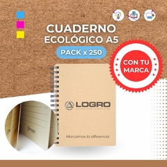 CUADERNO ECOLOGICO A5 (Pack X 250) - comprar online