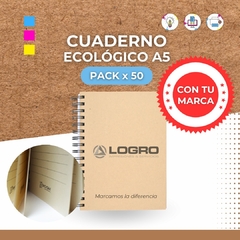 CUADERNO ECOLOGICO A5 (Pack X 50) - comprar online