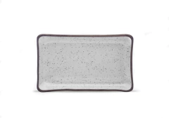 Prato Pequeno Retangular | 11cm Larg. x 19cm Comp. x 2cm Alt. - comprar online