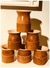 Mate CP calabaza pulido con base cuero - comprar online