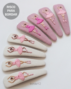 RISCO PARA BORDAR + GUIA DE PONTOS | BAILARINA