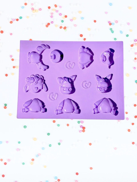 F1702 MOLDE DE SILICONE FAZENDINHA CONFEITARIA BISCUIT