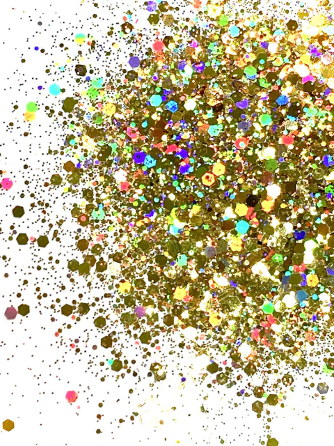 GH19-A Glitter Chunky holográfico Poliéster Importado resina unha 50gr- SUNNY