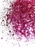 GM16 Glitter Chunky flocado Poliéster Importado resina unha 10gr - ROSY PINK