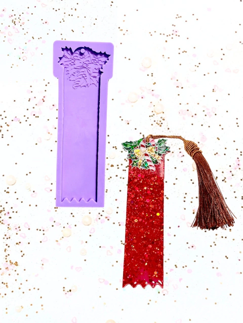 R592 Molde de silicone marcador de página resina decorar