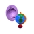 F729 MOLDE DE SILICONE GLOBO VIAGEM CONFEITARIA ARTESANATO