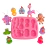 F803 MOLDE DE SILICONE TURMA DA GALINHA PINTADINHA CONFEITARIA ARTESANATO