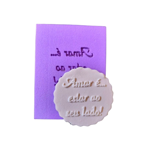 TF14 MARCADOR TEXTURA AMAR É PASTA AMERICANA CONFEITARIA BISCUIT