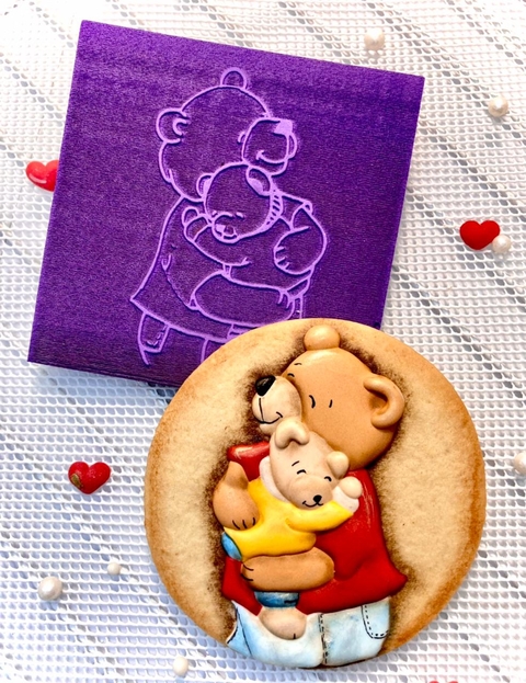 B8 Carimbo para biscoitos confeitaria artesanato dia dos pais