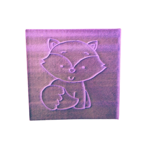 B18 carimbo para biscoitos confeitaria artesanato bosque raposa