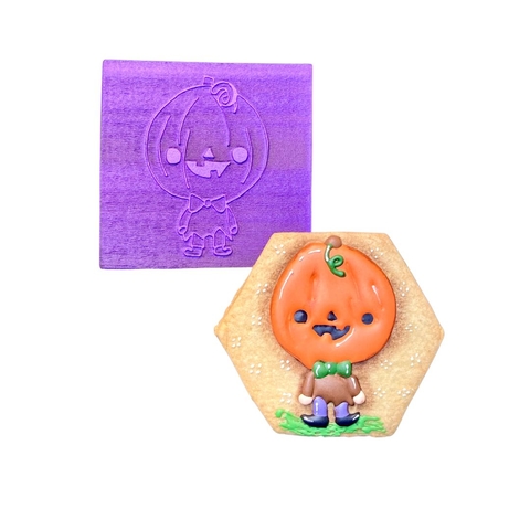 B28 carimbo para biscoitos confeitaria artesanato halloween abóbora