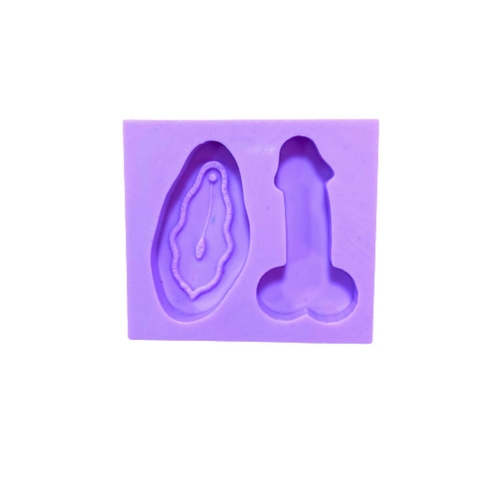 R104 Molde de silicone bandeira pênis vulva resina