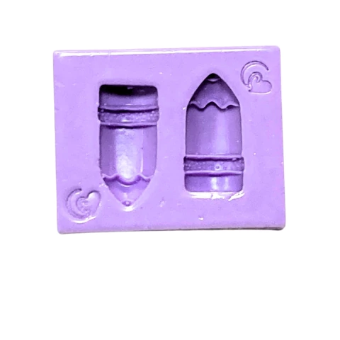 F1827 MOLDE DE SILICONE LÁPIS CONFEITARIA BISCUIT