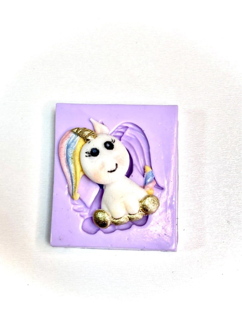 F1030 MOLDE DE SILICONE UNICÓRNIO PARA DECORAR