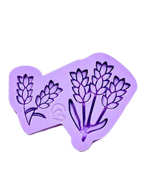 F1627 MOLDE DE SILICONE LAVANDA CONFEITARIA BISCUIT