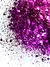 GM11 Glitter Chunky flocado Poliéster Importado resina unha 10gr - PINK