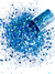 GH6 Glitter Chunky holográfico Poliéster Importado resina unha 10gr - BLUE JEANS - comprar online