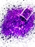 GM12 Glitter Chunky flocado Poliéster Importado resina unha 10gr - PURPLE - comprar online