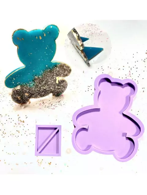 R431 Molde de silicone urso eternização resina