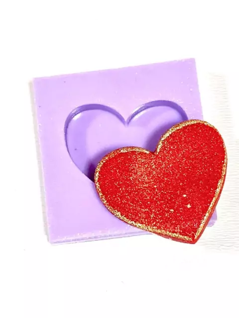 LT21 Molde de silicone coração confeitaria brigadeiro para decorar