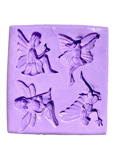 F1426 MOLDE DE SILICONE FADA CONFEITARIA BISCUIT