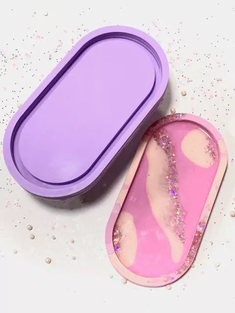 R29 MOLDE DE SILICONE RESINA BANDEJA