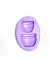 F645 MOLDE DE SILICONE VASINHOS CONFEITARIA ARTESANATO - comprar online