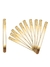 ESP25 Kit com 10 palitos arabesco em Acrílico Espelhado dourado