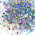 GH23-B Glitter Chunky holográfico Poliéster Importado resina unha 100gr -FUSION